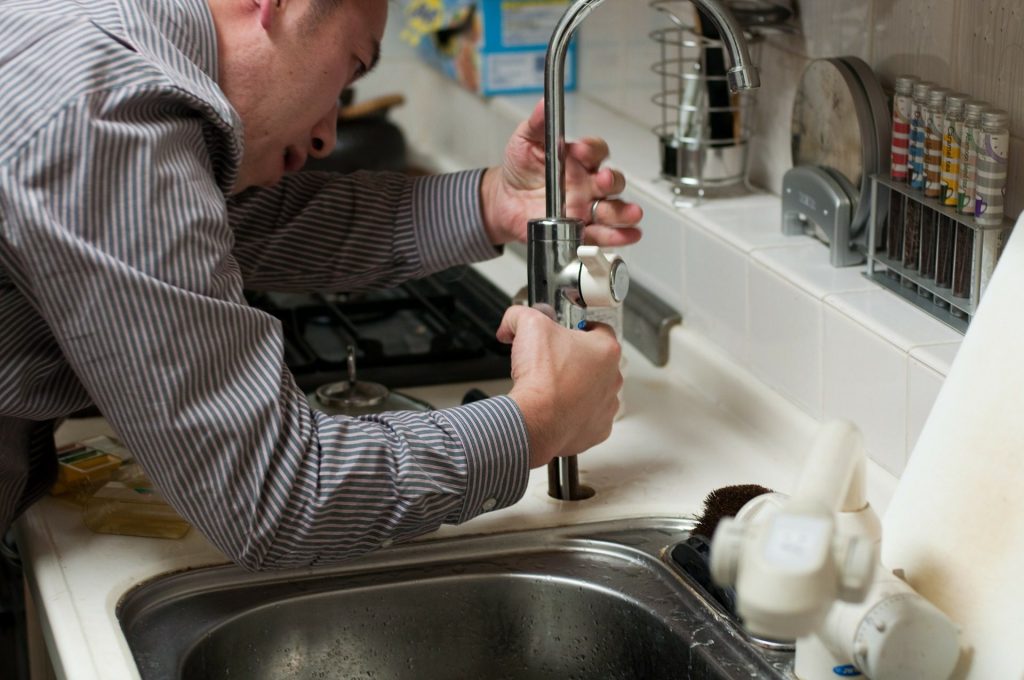 fixing a leaky faucet