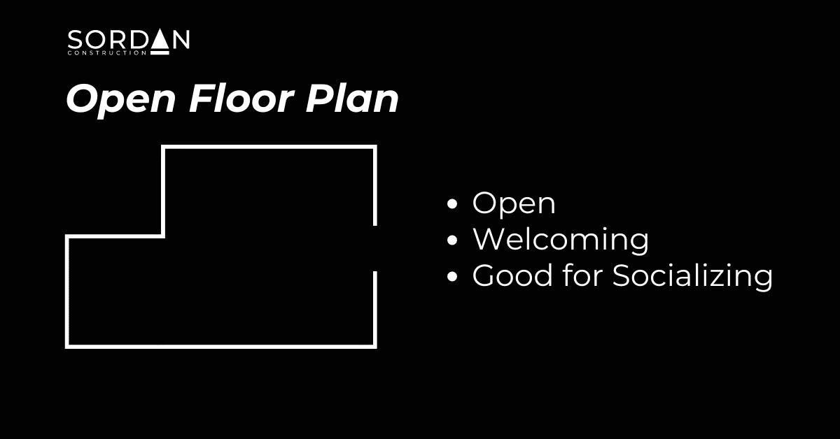 Benefits of open floor plans