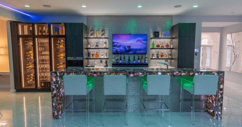 bar in a home